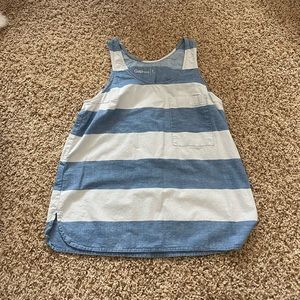 Gap Blue striped tank top